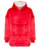 The Kids Ribbon oversized cosy reversible sherpa hoodie
