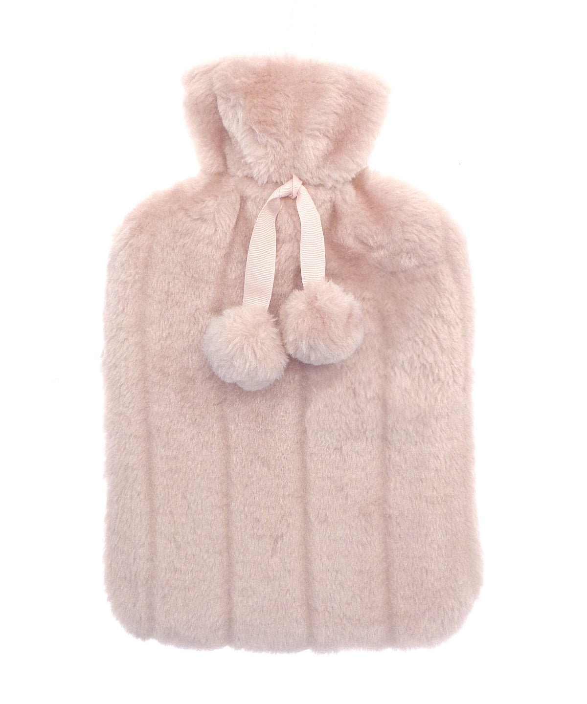 Luxury classic faux fur hot water bottle and cover