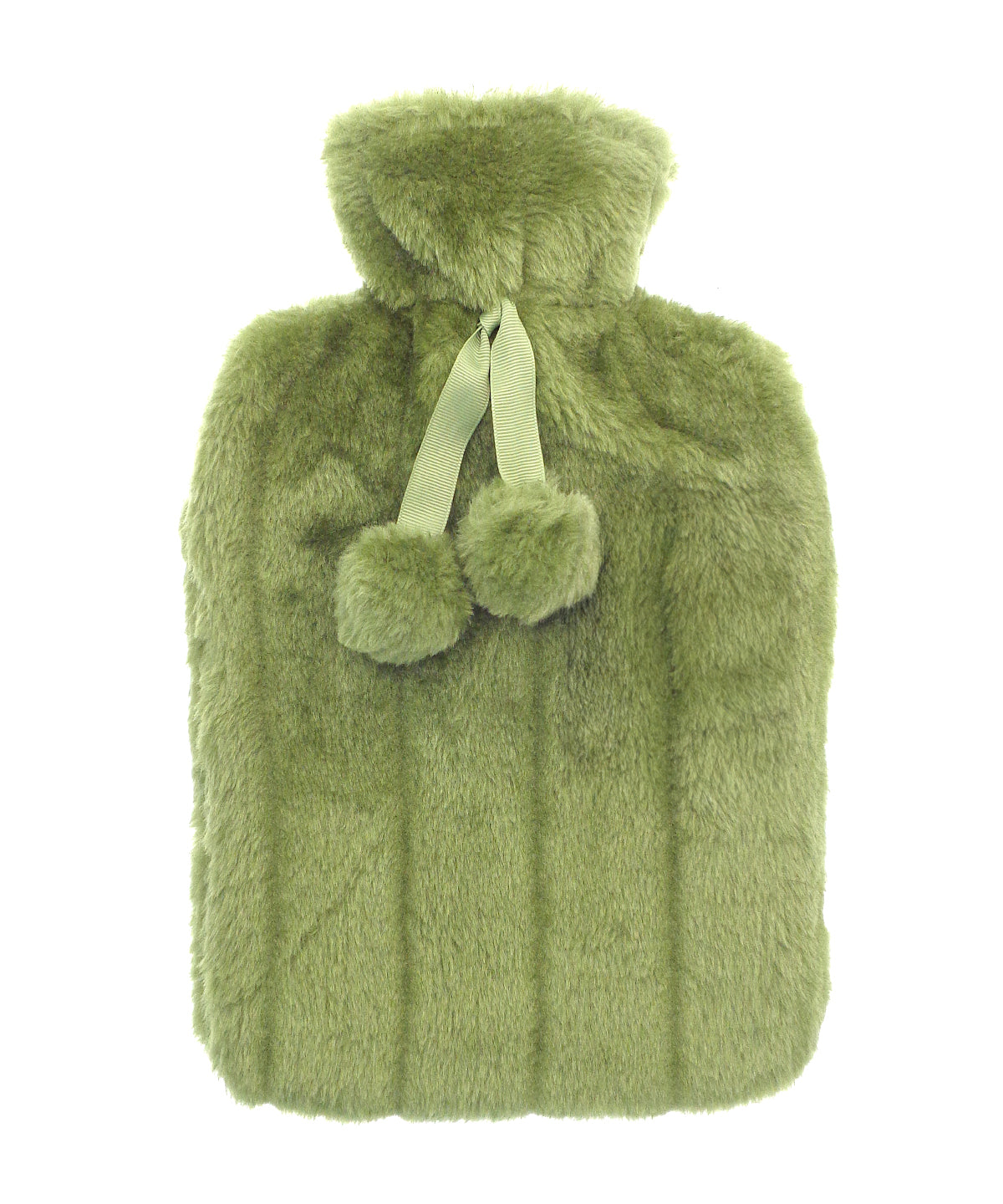 Luxury classic faux fur hot water bottle and cover