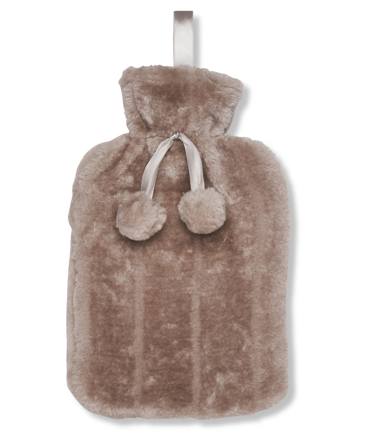 Luxury classic faux fur hot water bottle and cover