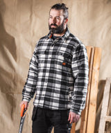Worker padded checked shirt