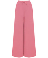 Women's sustainable fashion wide leg joggers