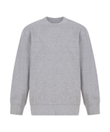 Kids sustainable fashion curved hem sweatshirt