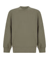 Kids sustainable fashion curved hem sweatshirt