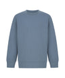 Kids sustainable fashion curved hem sweatshirt