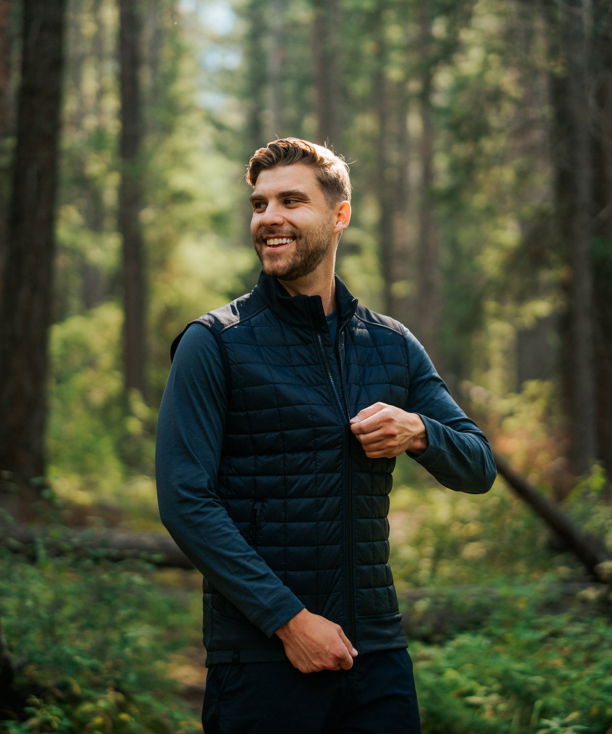 Appalachian thermal softshell vest