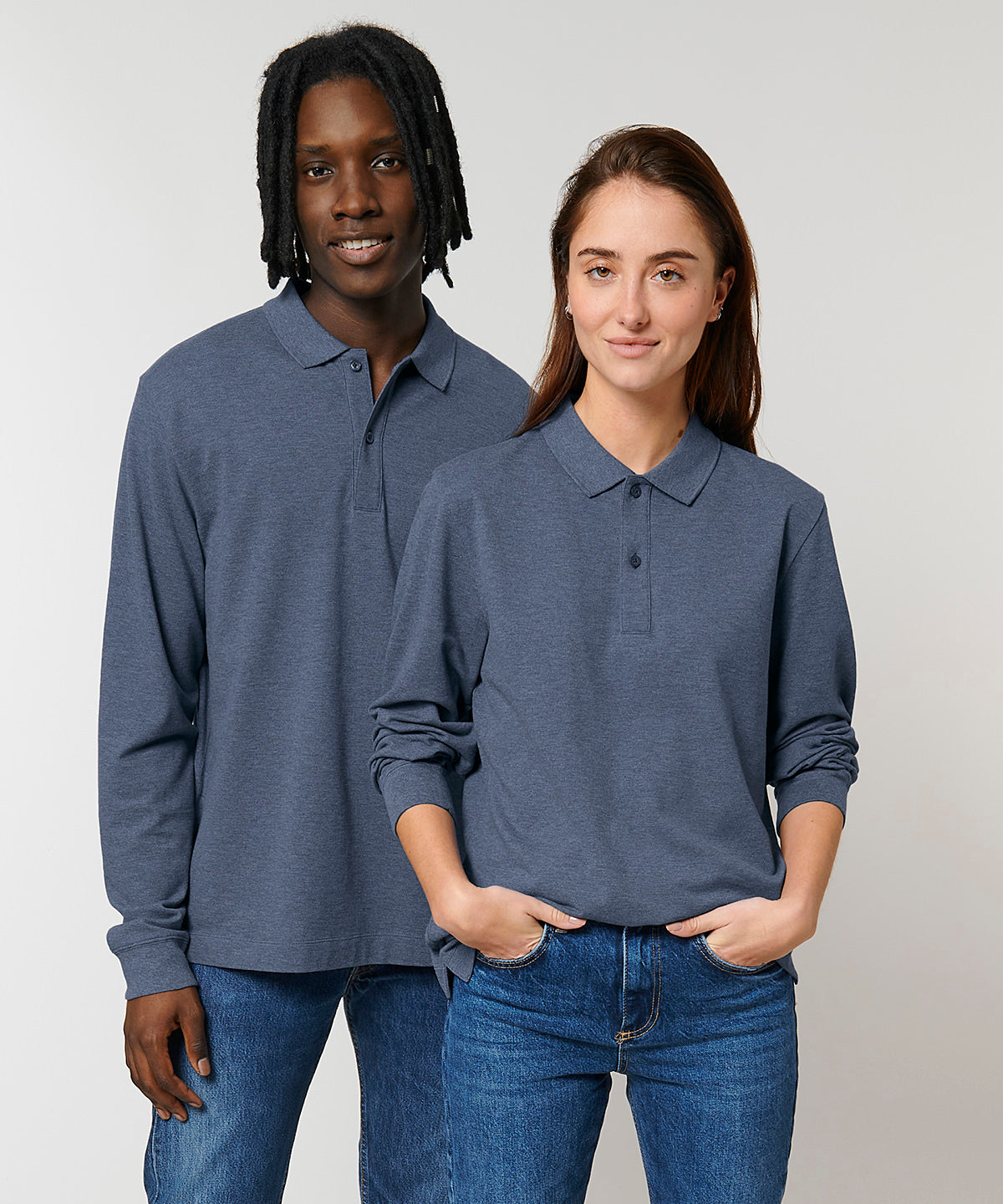 Prepster long sleeve unisex polo (STPU332)