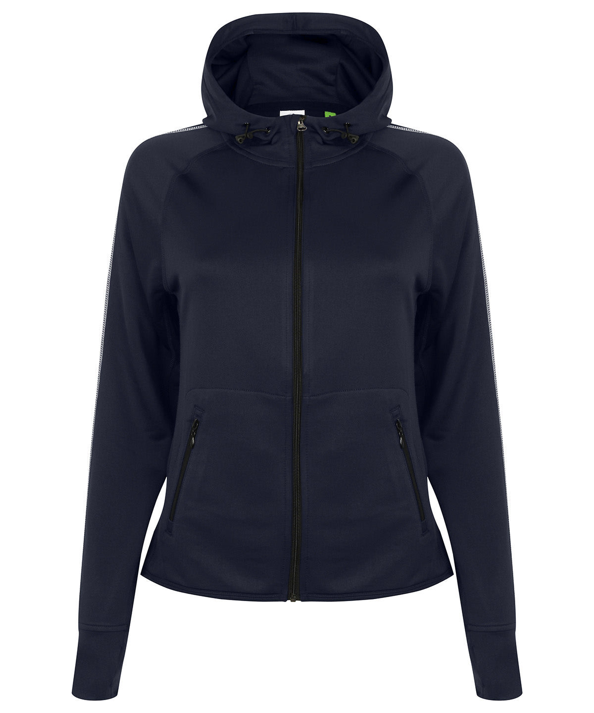 Women's hoodie with reflective tape