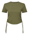 Women’s TriDri® ruched crop top