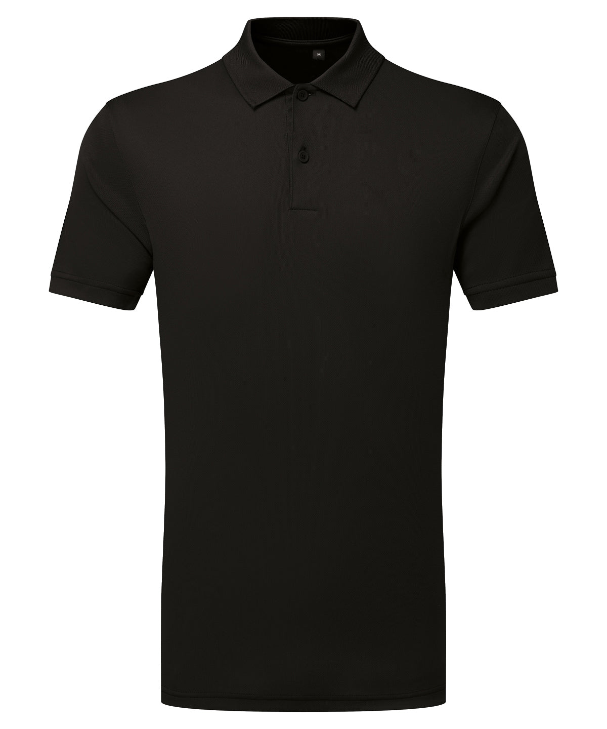 Mens textured recycled polo