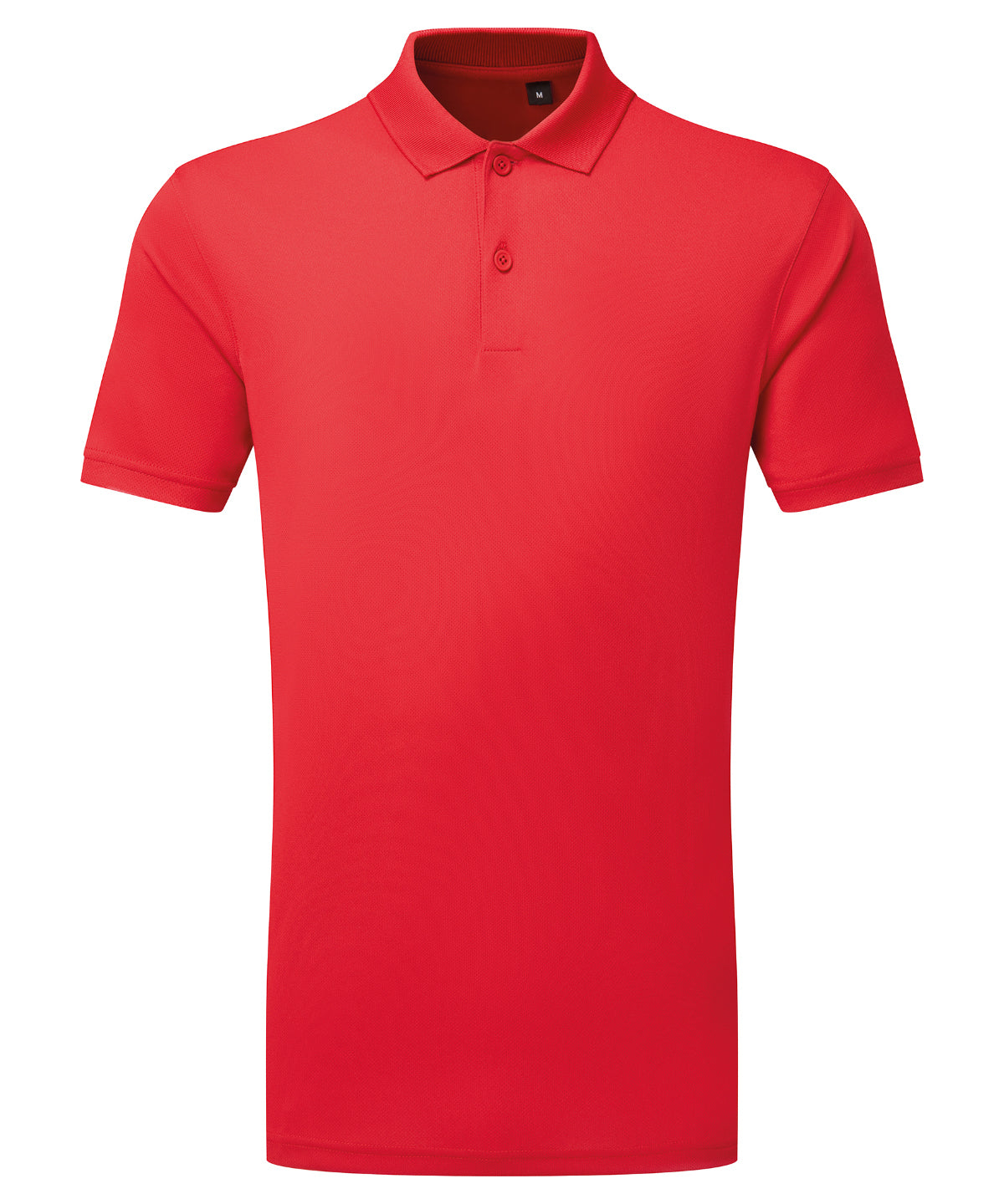 Mens textured recycled polo