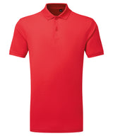 Mens textured recycled polo
