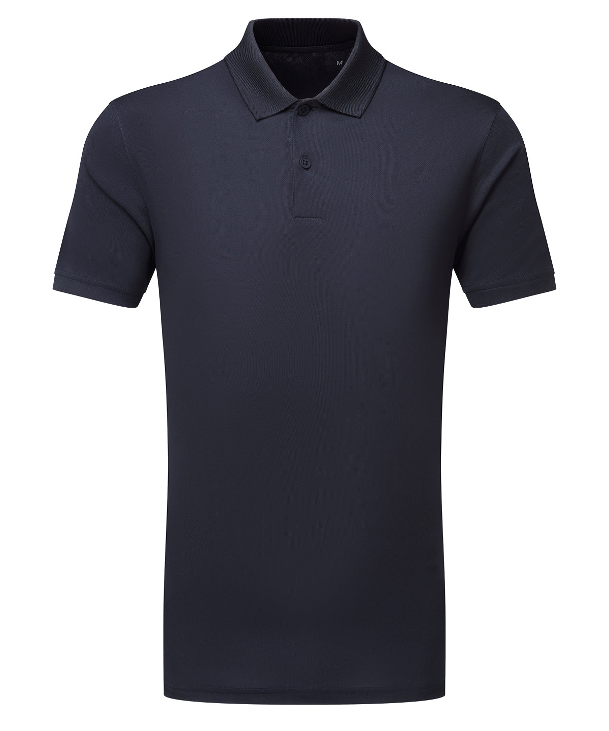 Mens textured recycled polo