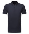 Mens textured recycled polo