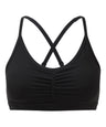 Women's TriDri® ruched sports bra (medium impact)