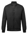 Quilted flight jacket