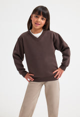 Childrens Classic V-Neck Sweatshirt