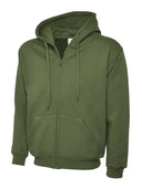Adults Classic Full Zip Hooded Sweatshirt