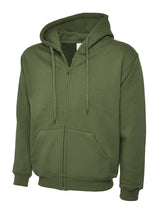 Adults Classic Full Zip Hooded Sweatshirt