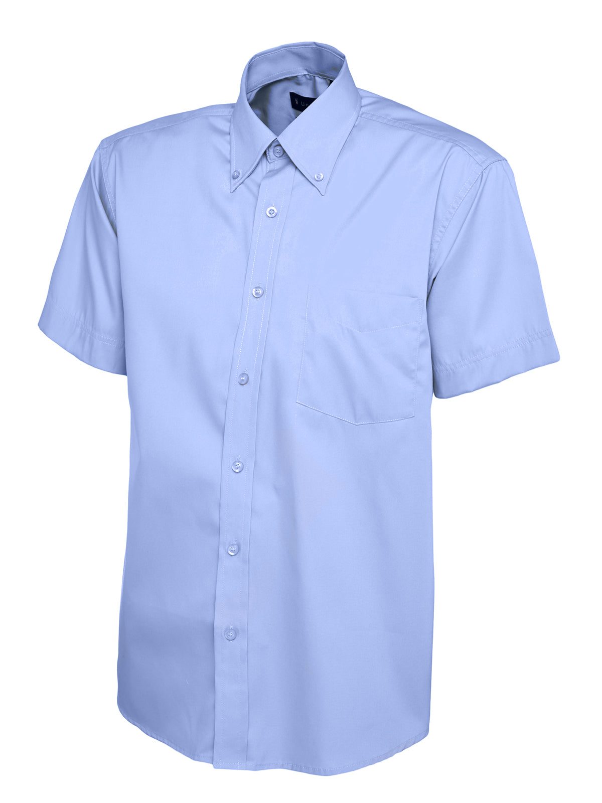 Mens Pinpoint Oxford Half Sleeve Shirt