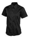 Ladies Pinpoint Oxford Half Sleeve Shirt