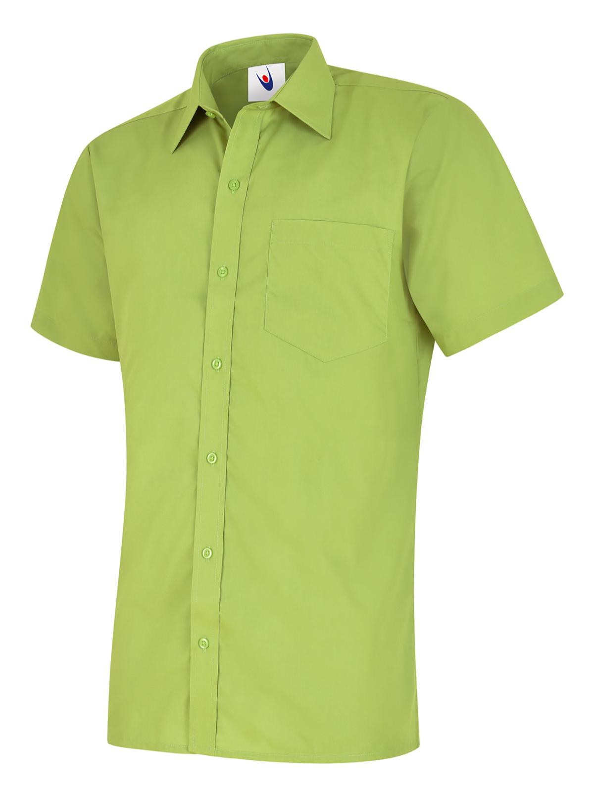 Mens Poplin Half Sleeve Shirt