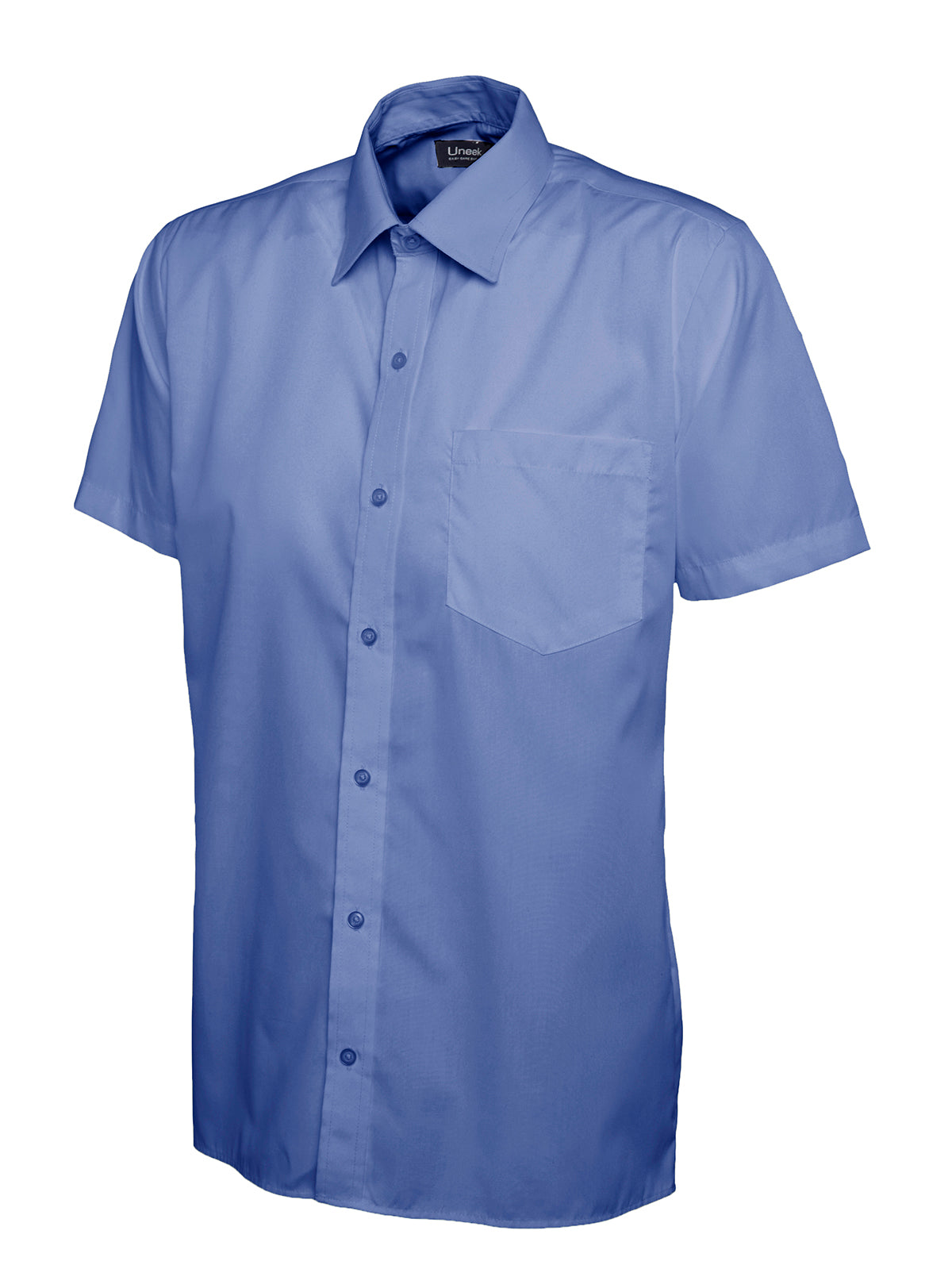 Mens Poplin Half Sleeve Shirt