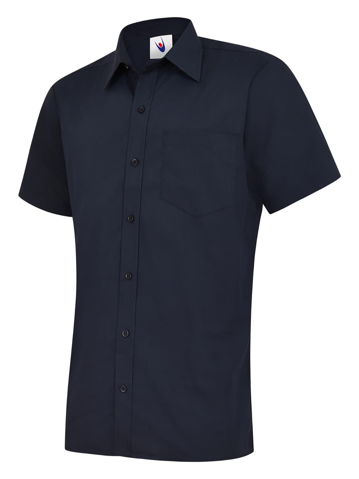 Mens Poplin Half Sleeve Shirt