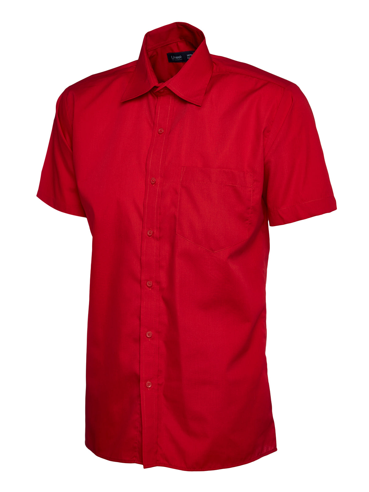 Mens Poplin Half Sleeve Shirt