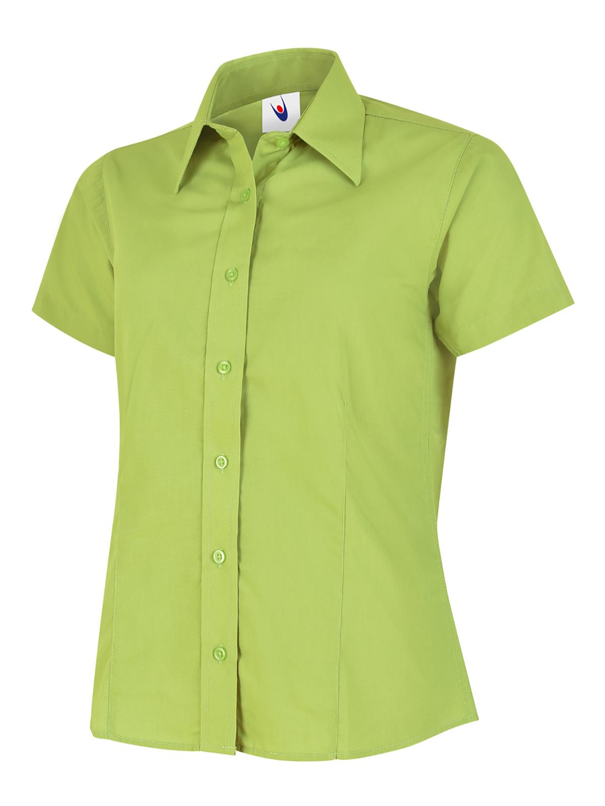 Ladies Poplin Half Sleeve Shirt