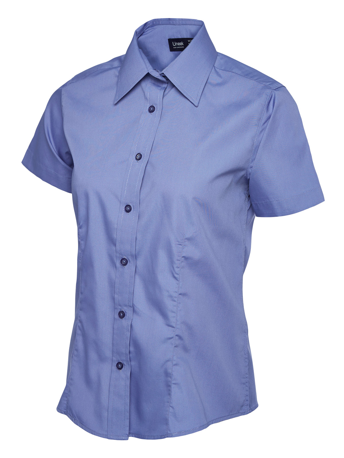 Ladies Poplin Half Sleeve Shirt