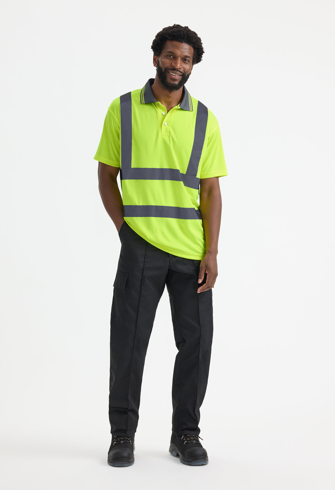 Hi Vis Short Sleeve Polo Shirt