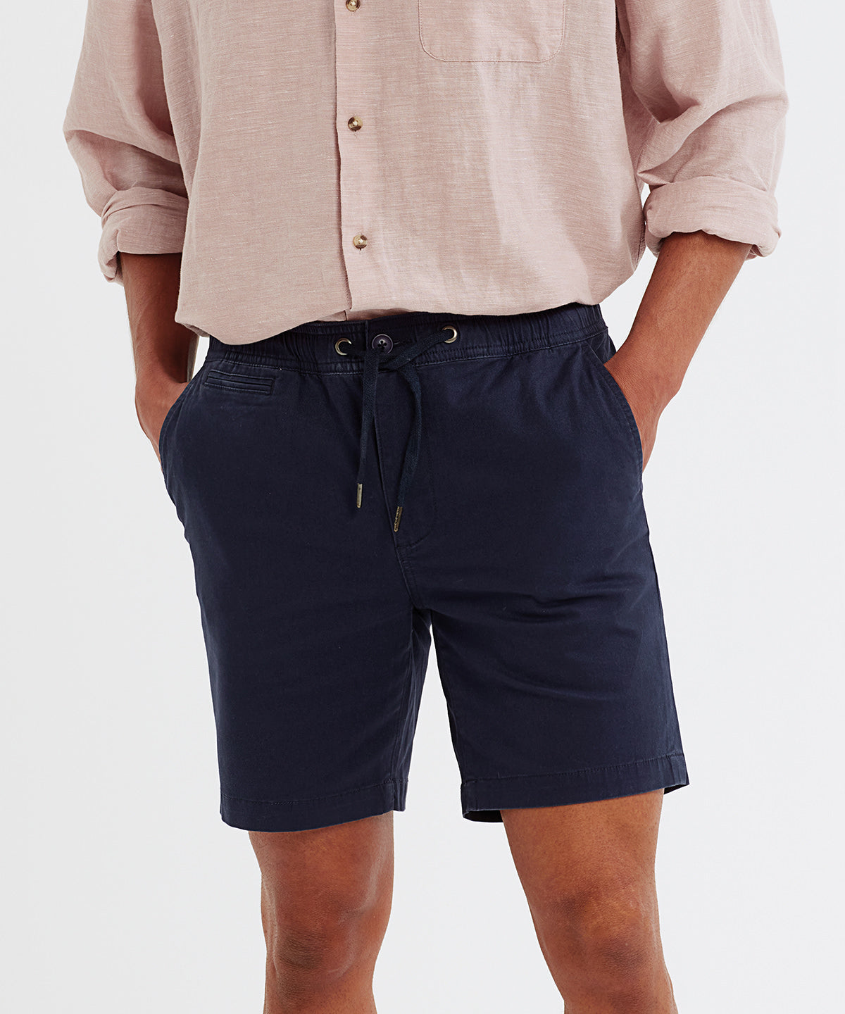 Men’s drawstring chino shorts