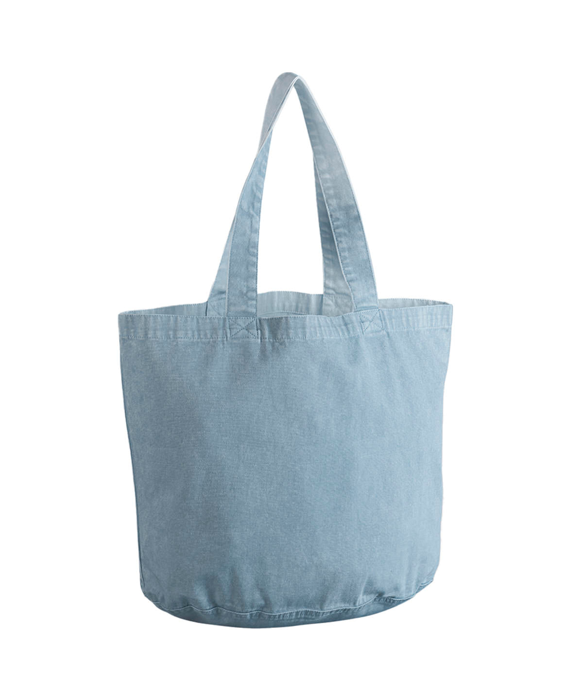 Garment-dyed shopper