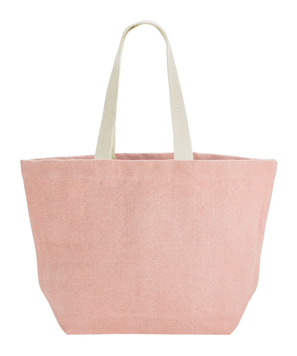 Soft washed jute beach bag