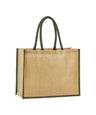 Natural starched jute classic shopper