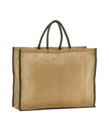 Natural starched jute market shopper
