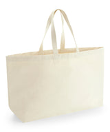 Oversized canvas tote bag