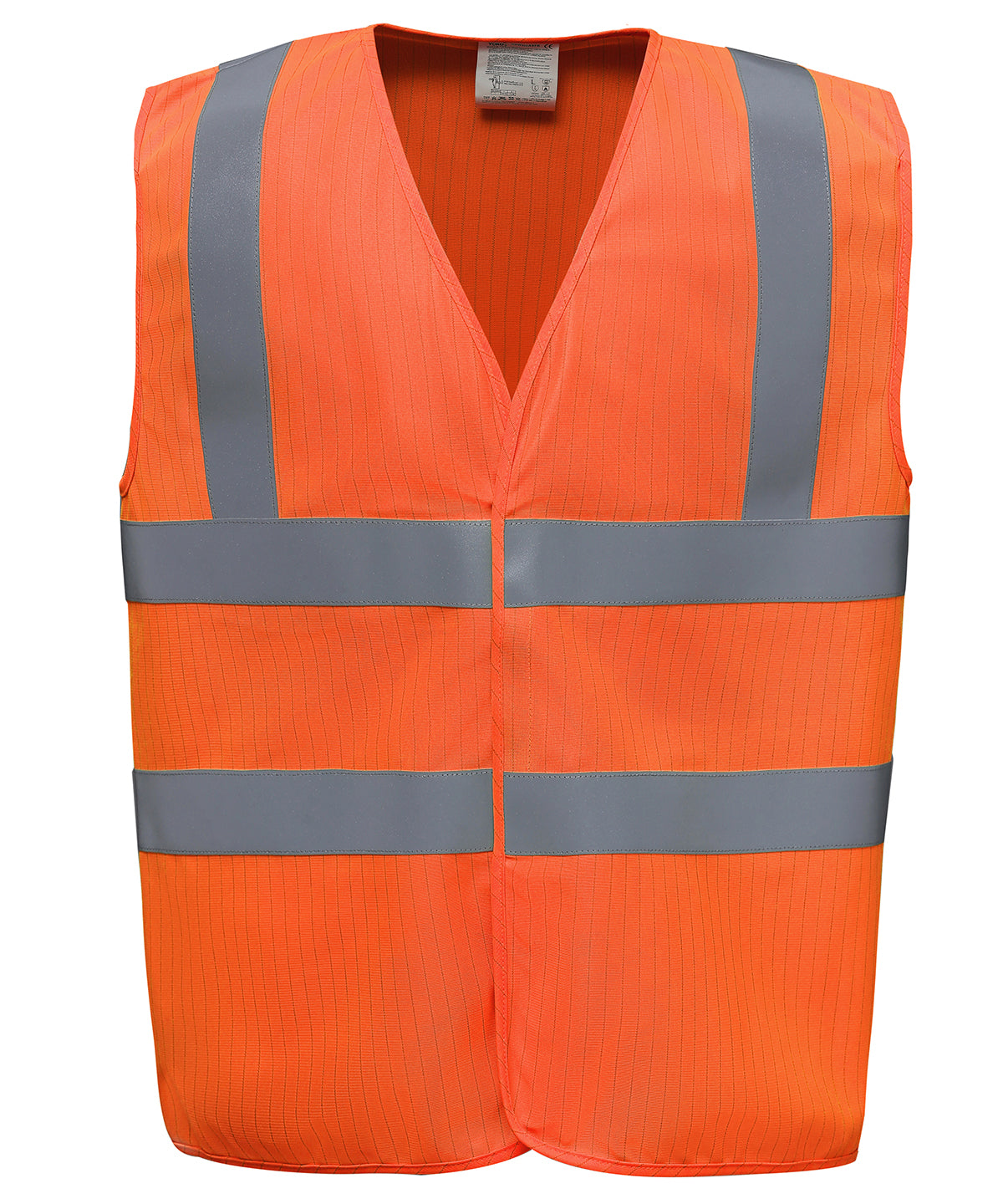 Hi-vis flame-retardant anti-static waistcoat (HVW100ASFR)