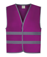 Hi-vis reflective border kids waistcoat (HVW102CH)
