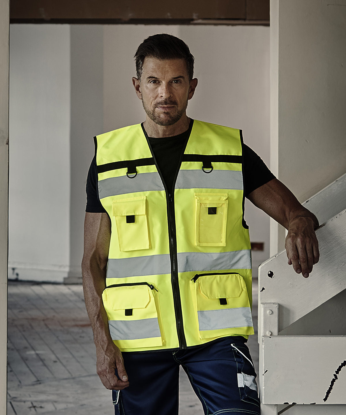 Hi-vis ripstop tool vest (HVW108)