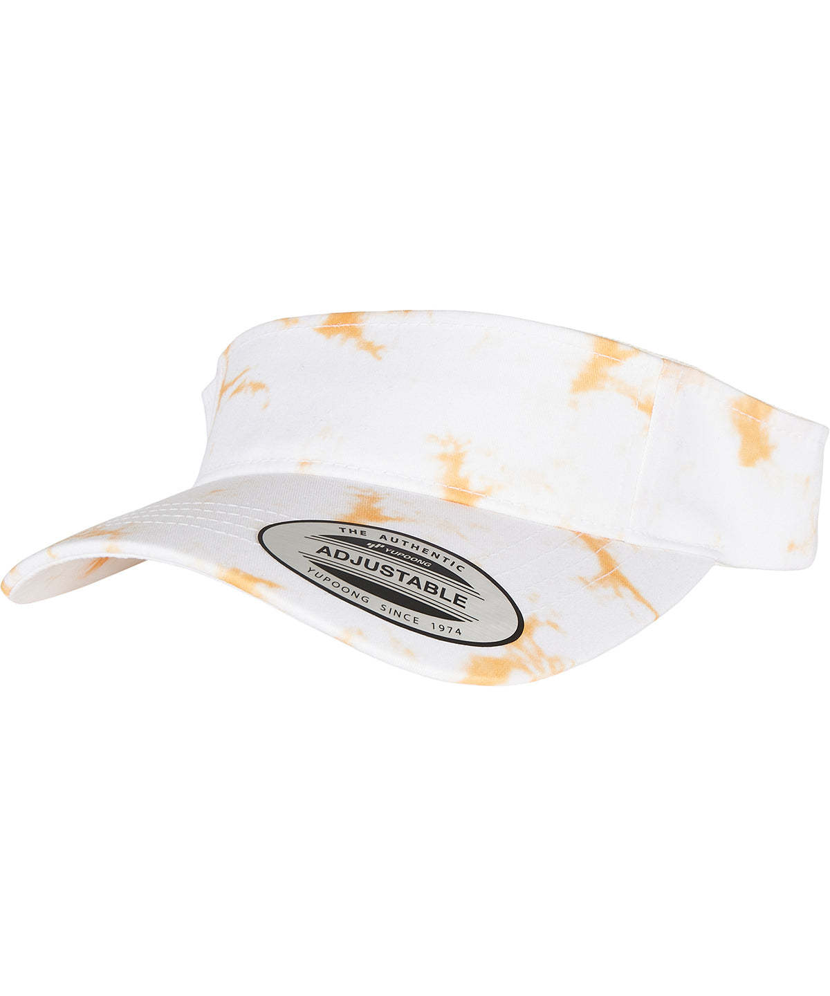 Batik dye curved visor cap