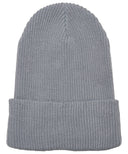 Recycled yarn ribbed knit beanie (1504RY)